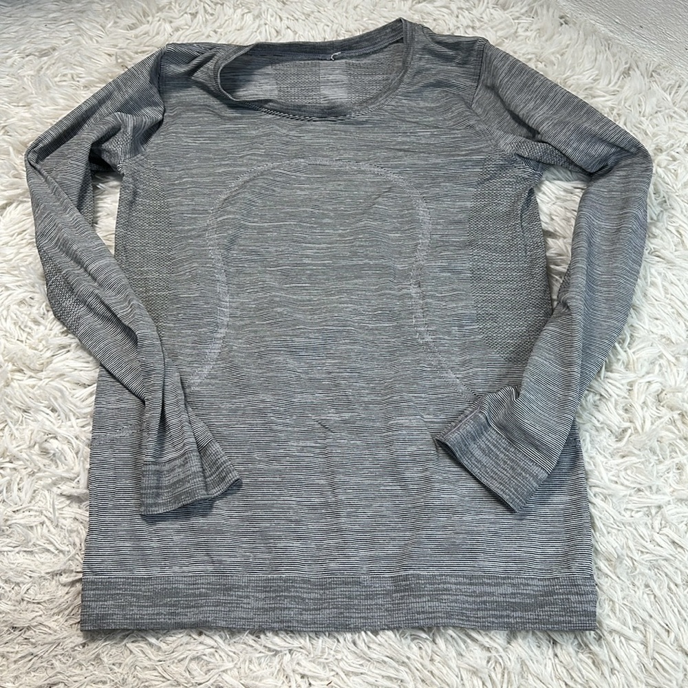 Lululemon Swiftly Relaxed Long Sleeve White / White / Black